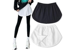 WXNPA 2 Pièces Estensori per Camicie Donna Estensori Camicia Regolabile Mini Gonna Donna Estensori per Maglietta Gonna Camicia