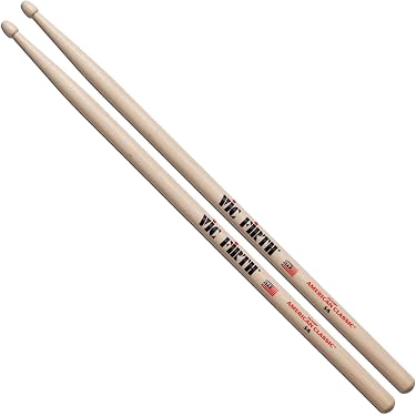 PATIKIL 2 Paires Baguettes Batterie Électronique Nylon 7A 16 Pouces - Poignée Anti-Dérapante Noire