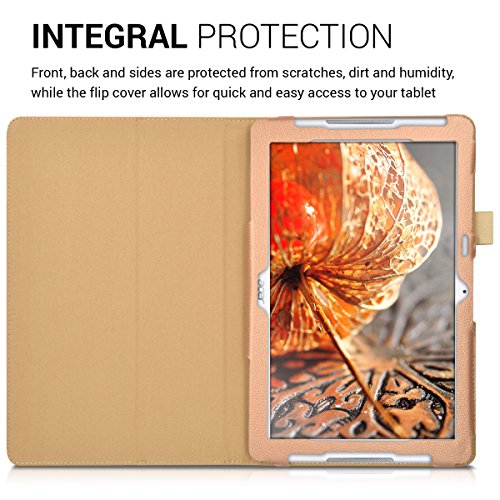 kwmobile Hülle für Acer Iconia One 10 (B3-A30) – Tabletcover Slim Case Tablet Schutzhülle – Smart Cover Tabletcase Rosegold - 4