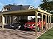 Produktbild Prikker Carport Flachdach Silverstone XXIII 600x730 cm Bausatz Flachdachcarport
