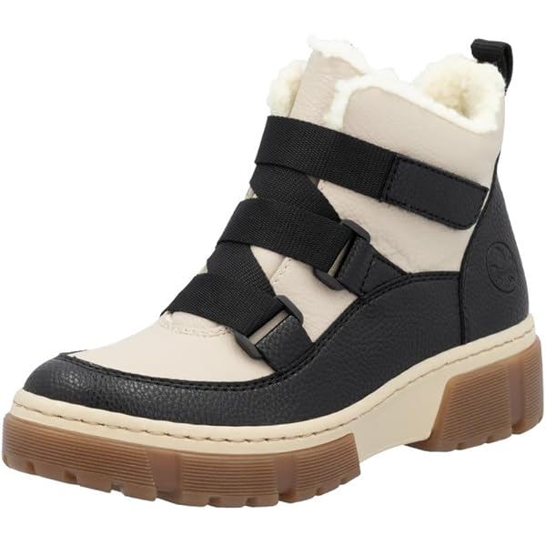 Rieker enkellaarzen voor dames 58956, grootte:38, kleur:Zwart