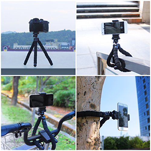 AUKEY Trípode Camara Flexible Mini 360°con Rosca 1/4