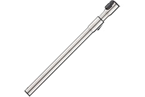 SAFE 'N CLEAN Teleskoprohr kompatibel mit Miele Staubsauger Blizzard CX1 Modellen, Serie CX 1, Edelstahl Staubsaugerrohr mit Einrastunfktion am Griff/Düse