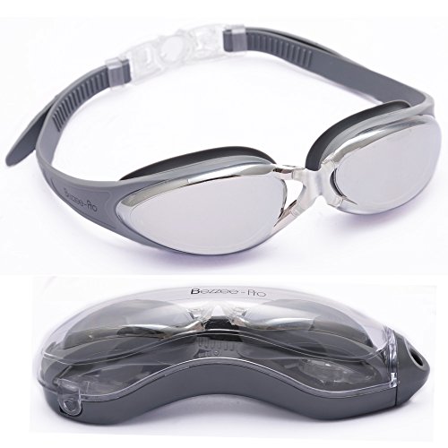 Profi Schwimmbrille – Antibeschlag – Wasserdicht – 180 ° Weitwinkel Sicht – GRATIS Schutzetui & Ohrstöpsel - 7