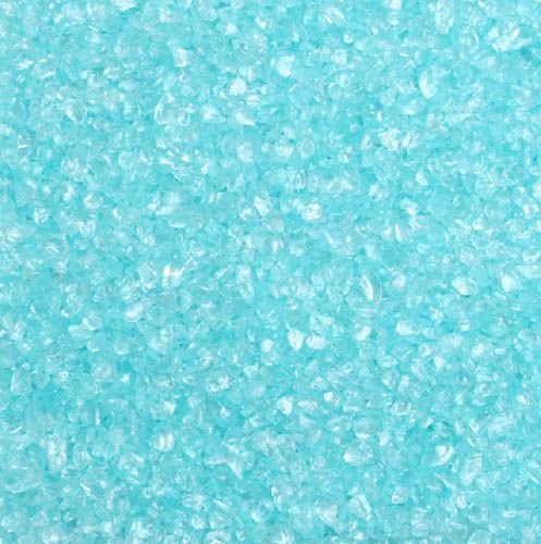 Glas-Nuggets / Glasgranulat (2-4 mm), 1 kg, türkis
