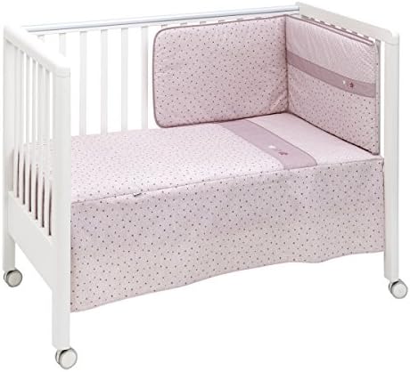 Cambrass Bedspread Plus Bumper Set (60 x 120 cm, Stela Pink)