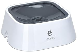 TOWEAR Wassernapf fur Hunde 1,5L, Slow Trinknapf Hund mit rutschfest, Auslaufsicher Trinknapf Reisenapf, Anti Schlabber Wassernapf fur Haustiere lnnen DrauBen Auto