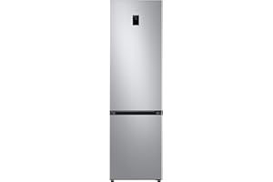 Samsung EcoFlex AI RB38C674CSA/EF Frigorifero Combinato, WiFi, SpaceMax, Total No Frost, All Around Cooling, Motore Digital Inverter Garantito 20 Anni, 390 L, LxAxP: 59,5 x 203 x 65,8 cm, Silver Inox