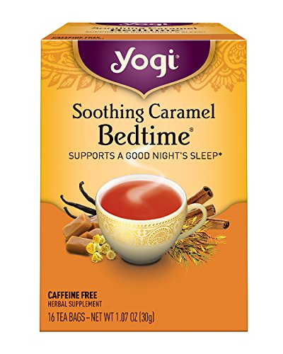 Yogi Soothing Caramel Bedtime Tea, 16 Tea Bags (Pack of 6)