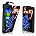 Produktbild Vertikal Flip Style Handy Tasche Case Schutz Hülle Schale Motiv Etui Karte Halter für Sony Xperia Z3 Compact - Vertikal Design VMVB202
