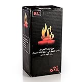 DXP Elektrischer Kohleanzünder Herdplatte 1000 W für Shisha Kohle und 96 Würfel Kokoskohle Naturkohle Schwarz - 