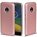 Produktbild Motorola Lenovo Moto E4 Hülle, Conie [Style Series] Soft Flex Case Ultradünn Echtes Telefongefühl handyhüllen PC Bumper Cover Schutz Tasche Schale Schutzhülle für Lenovo Moto E4 hartschale dünn (Rosegold)