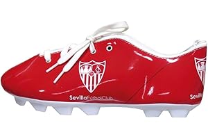 CYPBRANDS SEVILLA CF - Estuche con Forma de Bota, Escolar, Portatodo con Cremallera, Juvenil, Infantil, Multicolor, Producto Oficial (CyP Brands)