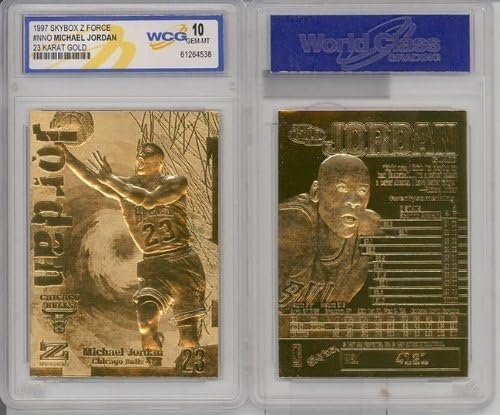 1997 Michael Jordan 23k Gold Cards Gem-mint by Basketball