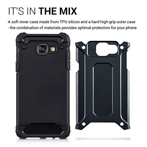 kwmobile Funda para Samsung Galaxy A5 2016 - Carcasa h brida de TPU con dise o Transformer en Azul Oscuro Negro reviews kwmobile Funda para Samsung Galaxy A5 2016 - Carcasa h brida de TPU con dise o Transformer en Azul Oscuro Negro