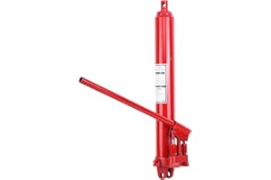 Youwise Cilindro idraulico 8 tonnellate cilindro idraulico cilindro telescopico fino a 112 cm corsa con doppia pompa motore gru sollevatore