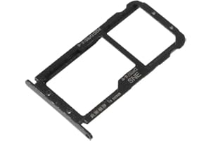 jbTec Dual SIM Tray/SD Card Compatible with Huawei Mate 20 Lite - Card Holder Slot Sledge Frame, Colour: Black
