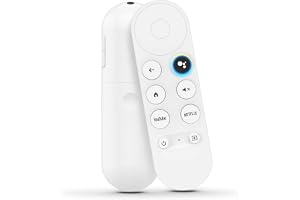 Ersättningsröstfjärrkontroll för Google Chromecast 4K snöstreaming mediaspelare - Bluetooth-fjärrkontroll för G9N9N Google (v