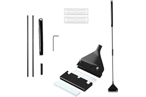HFYMXNB Nettoyeur de Grattoir Algues - Rascador para acuario, 62 cm, Avec 2 Lames, pour Nettoyage des Vitres et Aquarium