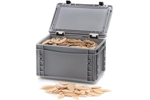 WFix Lamello 20 listwy montażowe | Płaskie kołki w pudełku do przechowywania | Idealne do frezowania | 1000 sztuk rozmiar 20