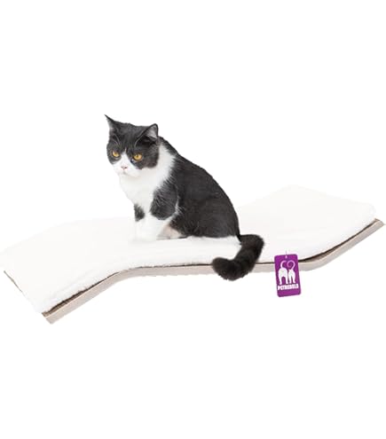 Petrebels Klimwand, kattentrap Horizon 1530 (set van 2), krabpaal voor aan de muur, premium kwaliteit wandkrabpaal, treden wandmontage, houtkleur eiken rustieke look