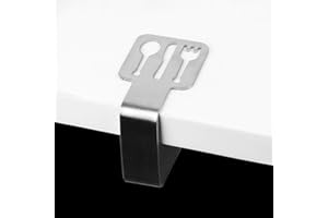 KYSUN Outdoor Table Clips 4 Pack Table Cloth Cover Clamps Stainless Steel Picnic Tablecloth Clips, Tablecloth Holder Clip Anti-slip Decorative Cover Clamp for Restaurant Camping Wedding Party Dinner (D)