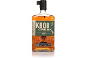 Knob Creek, Rye Whisky di Segale Invecchiato e Racchiuso in "100 proof", 9 Anni di Invecchiamento - Bottiglia da 700ml