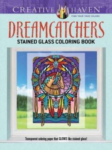 Télécharger Creative Haven Dreamcatchers Stained Glass Coloring Book Livre PDF Gratuit
