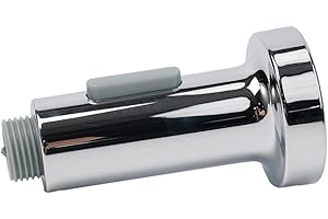 JAYRUIT Kitchen Sink Faucet Spray Head Replacement, Flexible Pull Out Hose, Easy to Install and Clean(Chrome)