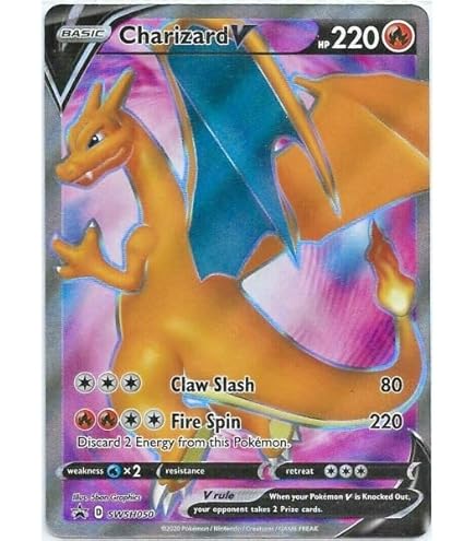 Pokemon - Charizard V 018/159 - Crown Zenith - Carte ultra rare