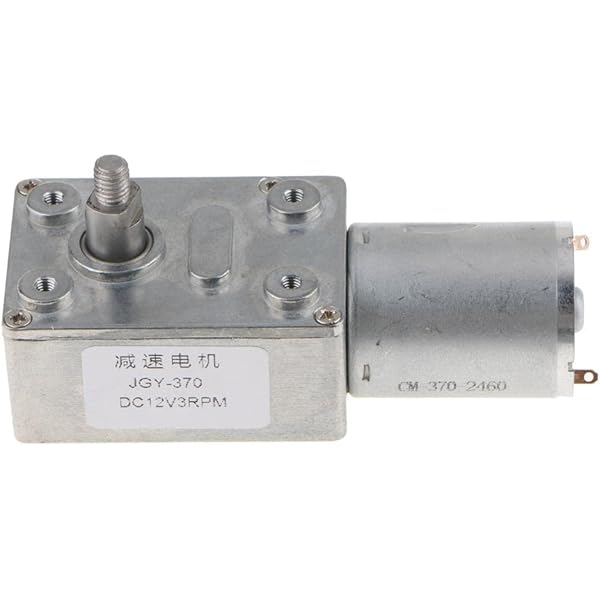 DC 6V 12V 24V High Torque Speed Reducer Metal Worm Gear Box Motors Reversible