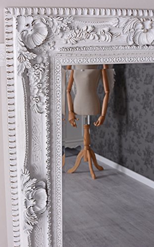 Prunkspiegel Barock Spiegel Shabby Chic Weiss Wandspiegel Chateau Palazzo Exklusiv - 2