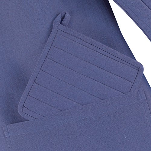 Preisvergleich Produktbild Topflappen Trend blau 20 x 20 cm Winkler