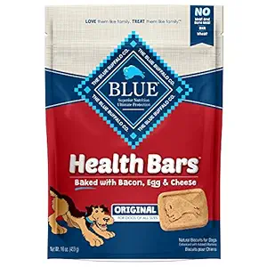 Blue Buffalo Health Bars for Dogs, Bacon, Egg and Cheese, 16-Ounce Bag