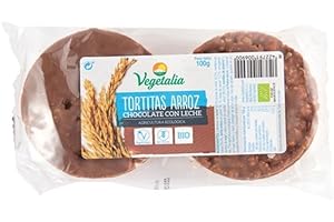 VEGETALIA TORTITAS DE ARROZ chocolate con leche 100g BIO