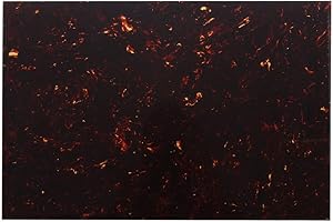 FLEOR IKN Battipenna Materiale Foglio Scratchplate Vuoto per Chitarra Elettrica per Custom Stratocaster Telecaster Bass Guitar Guard, 4 strati guscio di tartaruga marrone