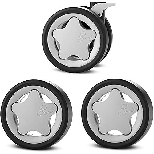 Quinny Zapp wheels set gray (1X front wheel 2x rear / back wheels)