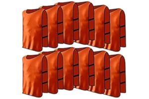 VGEBY 12 Unidades de Chasuble Chaleco Deportivo para Adultos, Chalecos de Entrenamiento, Transpirables, para Hombres, Mujeres, para fútbol, Baloncesto, Rugby