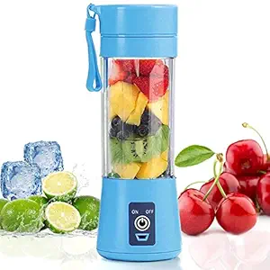 Siarth Juice Maker Blender, Personal Mixer Stand Mixer with 6 Stainless Steel Knives, Juicer USB Rechargeable and 380 ml Capacity, Suitable for Families, Camping and Sports