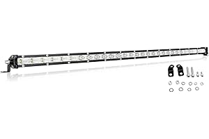 RIGIDON 32 Inch 150W LED Light Bar Slim Single Row Light Bar Flood Spot Combo Beam Waterproof LED Work Light for Truck Boat Car ATV UTV SUV