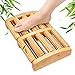Produktbild OTraki Massagefussroller 2 x 5 Rollen Fussroller Fersensporn Fußrolle Holz Fußrolle Massage für Fussmassage zur Anregung der Fußreflexzonen