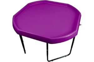 simpa Children's Medium 70cm Plastic Sand & Water Pit Toys Mixing Play Tray PURPLE with Height Adjustable Stand.