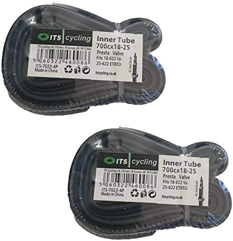 Road Bicycle Inner Tubes 700x18-25c Multi Packs (2)