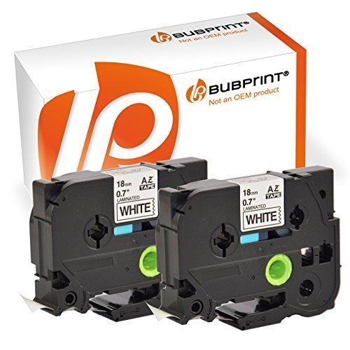 2x Schriftband kompatibel für Brother TZ241 TZ-241 18mm SET