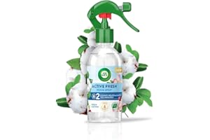 Airwick Premium Air Freshener, Fresh Cotton Scent, 236ml, Non-Wet Spray, Fast-Acting Indoor Deodorizer, Instant Odor Neutralizer, Quick Freshening