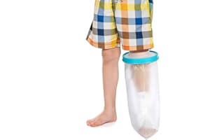 Fasola Protezione Gesso Piede Impermeabile Per Bambini, Coprigesso Gamba Per Ginocchia Rotte, Dita Dei Piedi, Caviglie, Ferite Ai Piedi