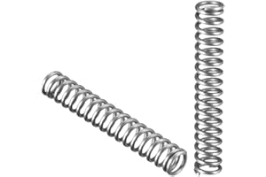 TA-VIGOR 10Pcs Compressed Spring, 8mm OD, 1.2mm Wire Size, 50mm Free Length, Spring Steel Construction Extended Mechanical Compression Springs for Home Repairs, DIY Projects