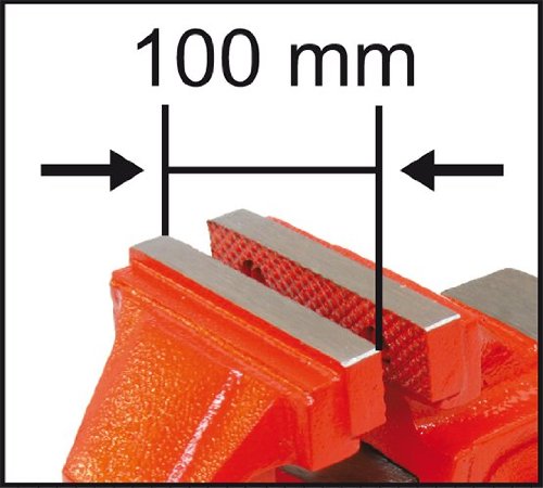 Connex Schraubstock 100 mm, drehbar, COX871100 - 6