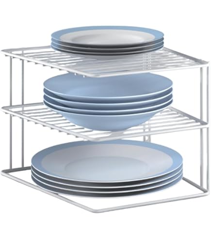 Pannenorganizer voor onder de kast met uitbreidbare dekselhouder en 10