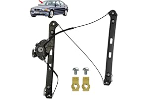 STARKIT PERFORMANCE Elevalunas compatible para BMW E46 (Serie 3) (1998-2005) mecanismo elevalunas delantero derecho (pasajero) 51338212098, 51337020660